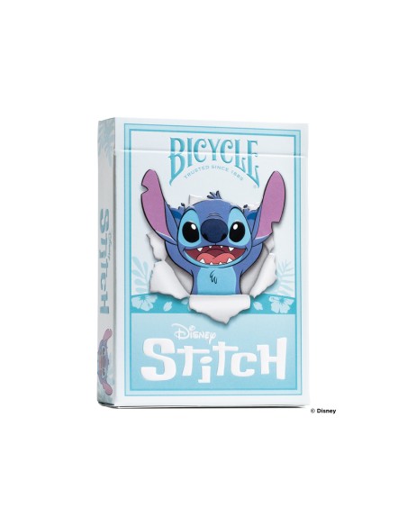 Baraja de cartas bicycle disney stitch