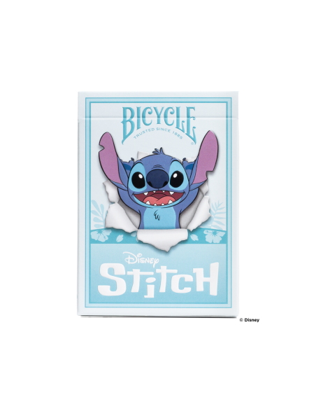 Baraja de cartas bicycle disney stitch