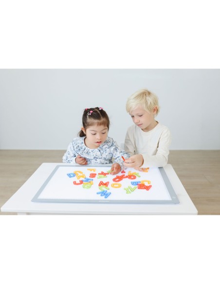 Mesa de luz led miniland para aprendizaje mediante estimulo visual formato din a2 650x470x5 mm