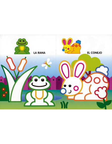 Cuaderno de colorear susaeta colorea a mis amigos 12 paginas 20x27 cm