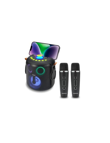 Altavoz daewoo karaoke 15w bluetooth luces led...