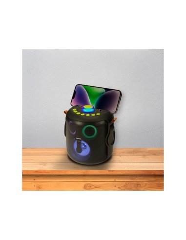 Altavoz daewoo karaoke 15w bluetooth luces led...