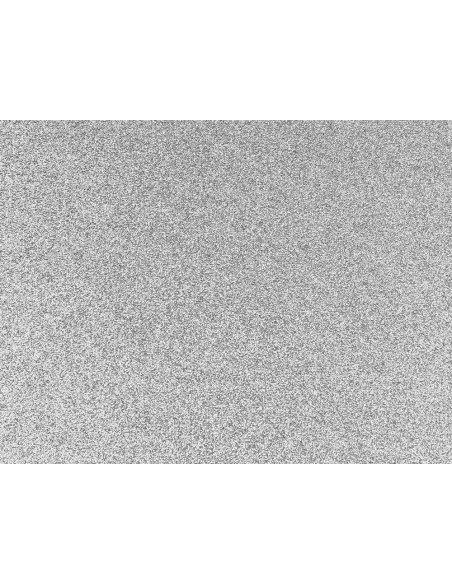 Goma eva con purpurina biodegradable liderpapel 50x70cm 60g/m2 espesor 2 mm plata