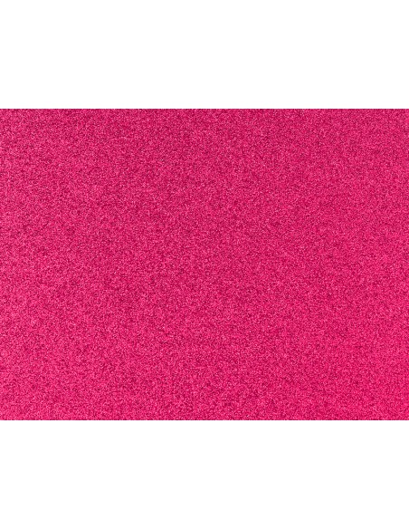 Goma eva con purpurina biodegradable liderpapel 50x70cm 60g/m2 espesor 2 mm rosa