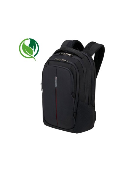 Mochila samsonite guardit 3.0 para portatil de 14,1\" tirantes ergonomicos y panel trasero malla 3d negro