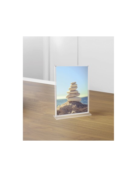 Expositor sobremesa maul vision acrilico din a5 167x47x230 mm