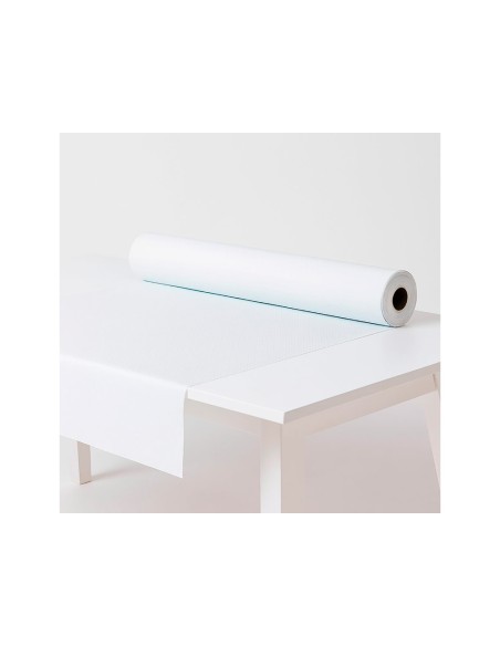 Mantel celulosa blanco biodegradable rollo ancho 1 m longitud 100 m