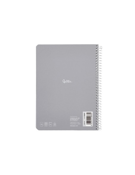 Cuaderno espiral liderpapel a5 witty tapa dura 80h 90gr milimetrado 2mm colores surtidos