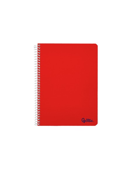 Cuaderno espiral liderpapel a5 witty tapa dura 80h 90gr cuadro 8mm con margen colores surtidos