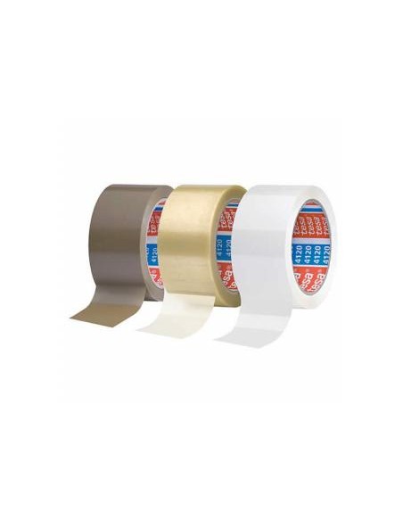 Cinta adhesiva tesa polipropileno blanca 132 m x 50 mm para embalaje