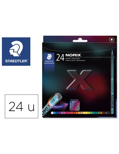 Lapices de colores staedtler norix con forma...