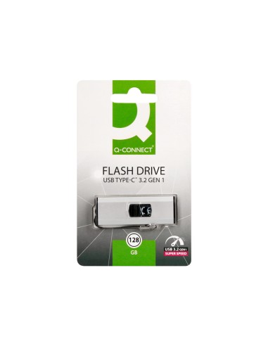 Memoria usb q-connect flash drive 128 gb 3.2...