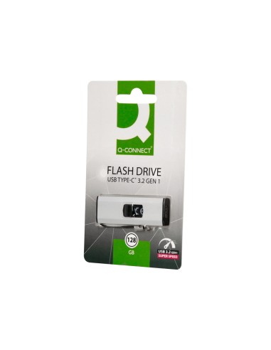 Memoria usb q-connect flash drive 128 gb 3.2...