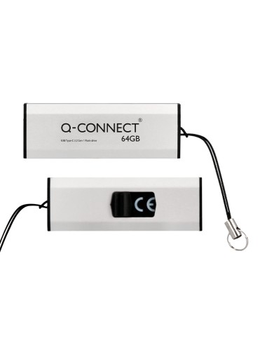 Memoria usb q-connect flash drive 64 gb 3.2 tipo c