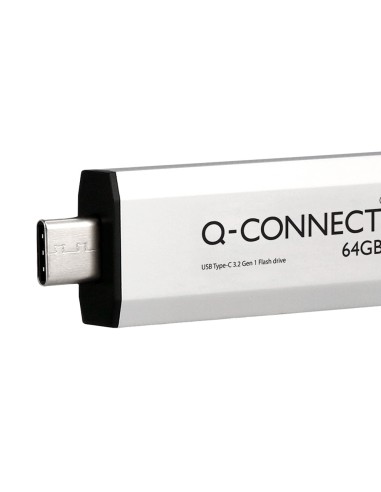 Memoria usb q-connect flash drive 64 gb 3.2 tipo c