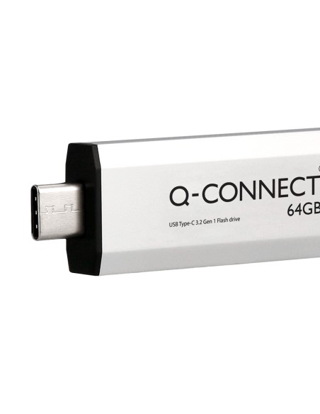 Memoria usb q-connect flash drive 64 gb 3.2 tipo c