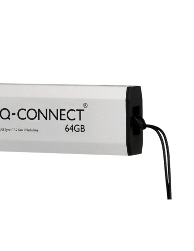 Memoria usb q-connect flash drive 64 gb 3.2 tipo c