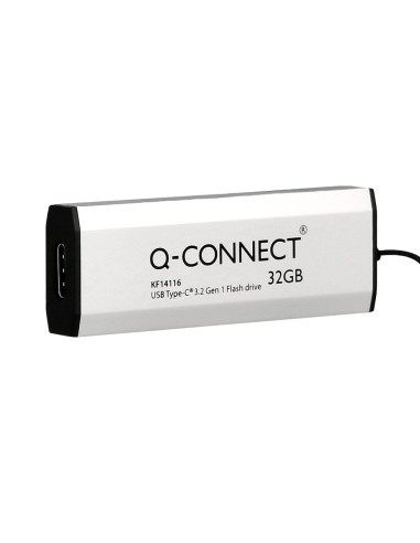 Memoria usb q-connect flash drive 32 gb 3.2 tipo c
