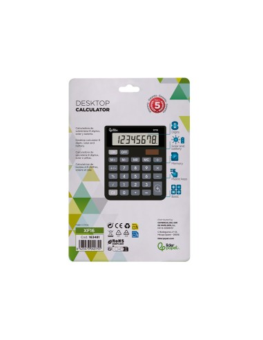 Calculadora liderpapel sobremesa xf16 8 digitos...