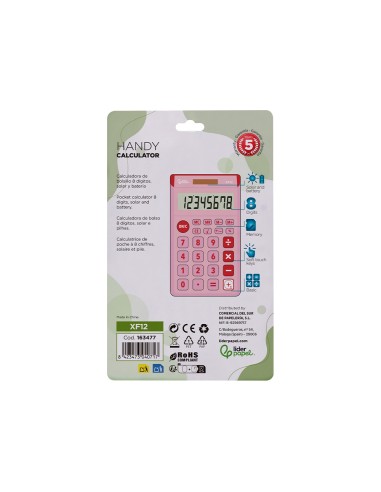 Calculadora liderpapel bolsillo xf12 8 digitos...