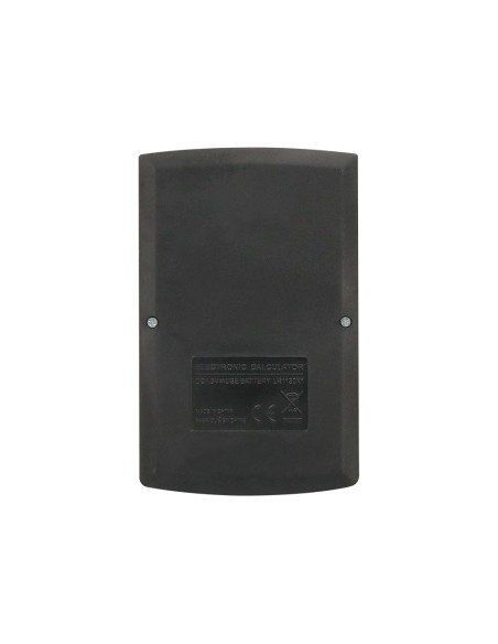Calculadora liderpapel bolsillo xf05 8 digitos solar y pilas color negro 98x62x8 mm
