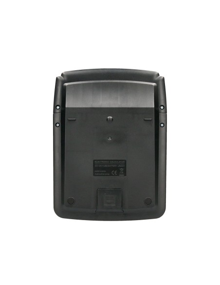 Calculadora liderpapel sobremesa xf39 12 digitos solar y pilas color negro 190x140x32 mm 40% reciclada