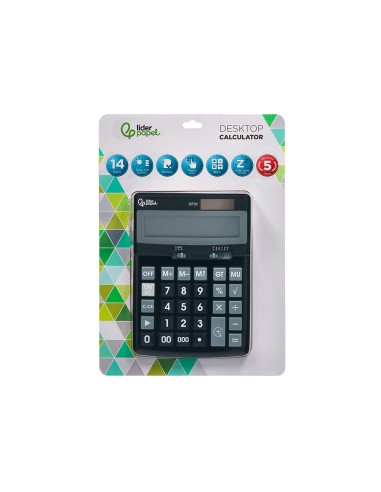 Calculadora liderpapel sobremesa xf31 14...