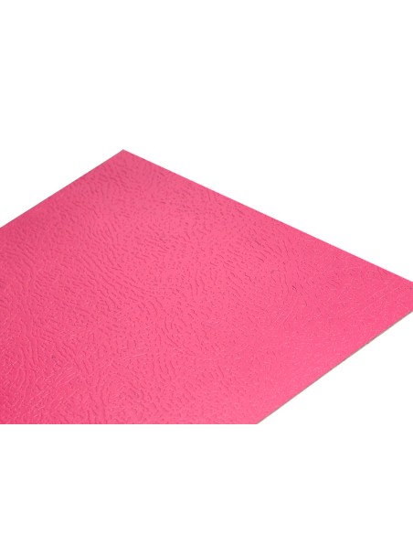 Tapa encuadernacion liderpapel carton a4 0,9mm rosa fluor paquete de 50 unidades