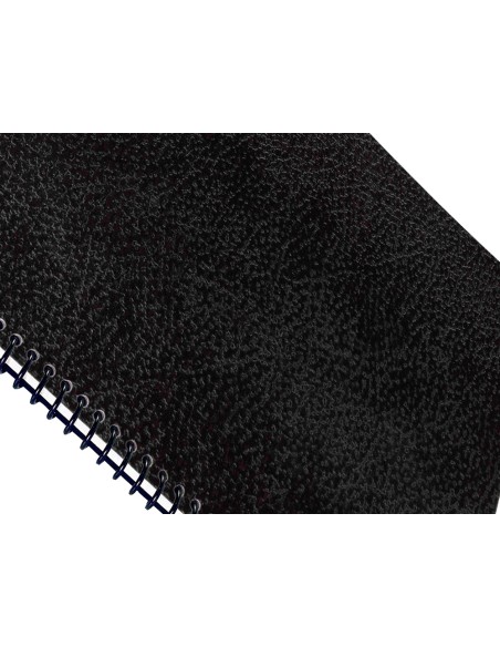 Tapa encuadernacion liderpapel carton a3 1mm negra paquete de 50 unidades