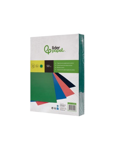 Tapa encuadernacion liderpapel carton a4 1mm...