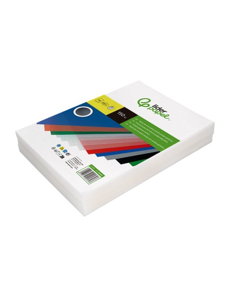 Tapa encuadernacion liderpapel polipropileno a4 0.33mm translucida paquete de 150 unidades