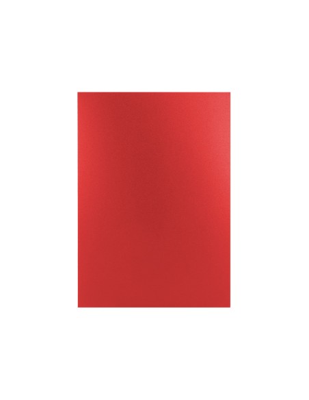 Tapa encuadernacion liderpapel polipropileno a4 0.5mm rojo opaco paquete de 100 unidades