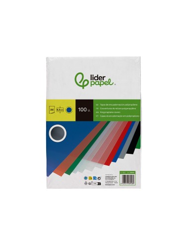 Tapa encuadernacion liderpapel polipropileno a4...