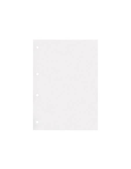 Papel liderpapel a4 80g/m2 liso 4 taladros paquete de 100 hojas