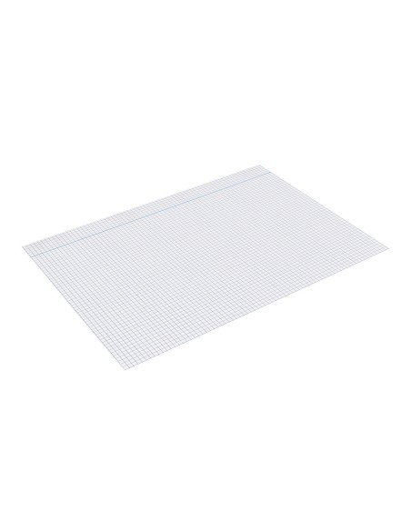 Papel liderpapel a4 80g/m2 sin taladros cuadro 4 mm paquete de 100 hojas