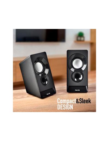 Altavoz ngs sb10 para pc 12w estereo usb...
