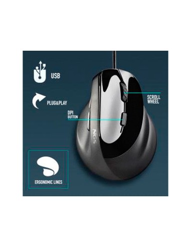 Raton ngs samsara optico 800/1600/2400/3200 dpi...