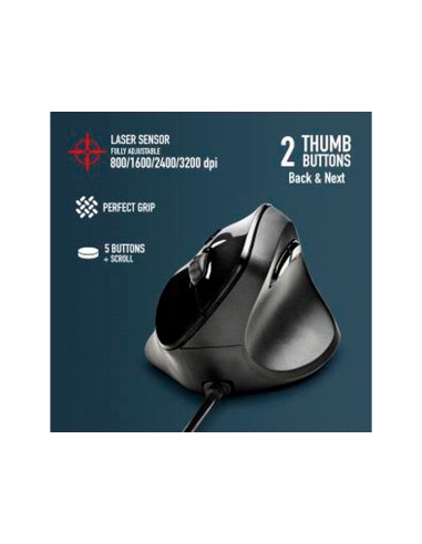 Raton ngs samsara optico 800/1600/2400/3200 dpi...