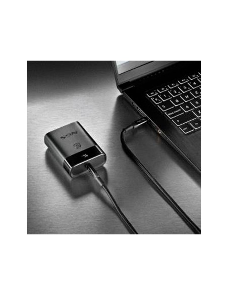 Bateria externa ngs para portatil carga rapida 22,5w 10000 mah 1xusb-c 1xusb-a