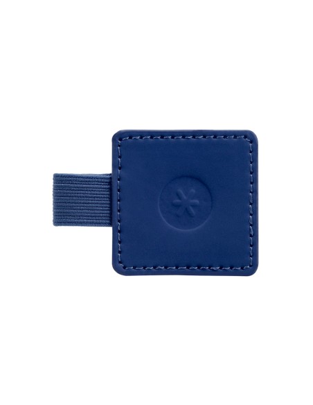 Portaboligrafo autoadhesivo antartik para cuaderno note con elastico hasta 15 mm grosor 1mm azul marino