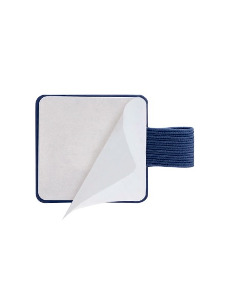 Portaboligrafo autoadhesivo antartik para cuaderno note con elastico hasta 15 mm grosor 1mm azul marino