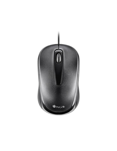 Raton ngs easy delta optico con cable 1200 dpi receptor usb 2 botones ambidiestros color negro