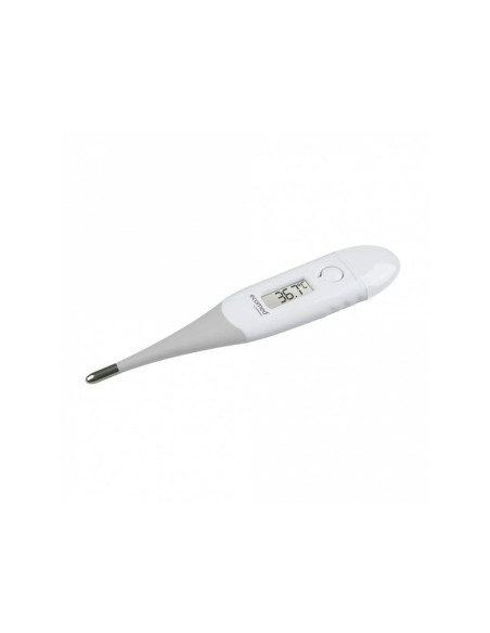 Termometro digital medisana ecomed punta flexible pantalla led lectura temperatura rapida en 10 segundos