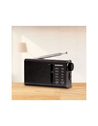 Radio portatil daewoo am/fm antena telescopica...