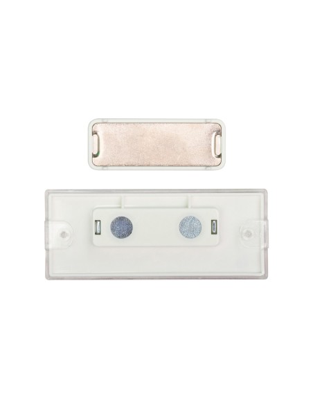 Identificador q-connect kf14139 con clip magnetico apertura superior 75x28 mm