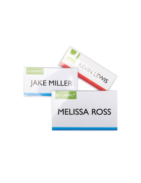 Identificador q-connect kf14137 con clip magnetico apertura superior 40x75 mm