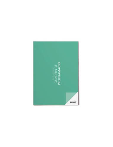 Cuaderno de programacion catalan additio din a4...