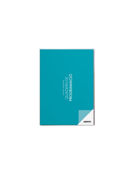Cuaderno de programacion catalan additio din a4 plan mensual y programacion semanal del curso
