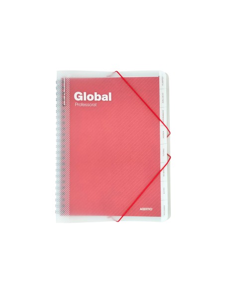 Carpeta global catalan additio din a4 con evaluacion continua programacion tutoria y reuniones