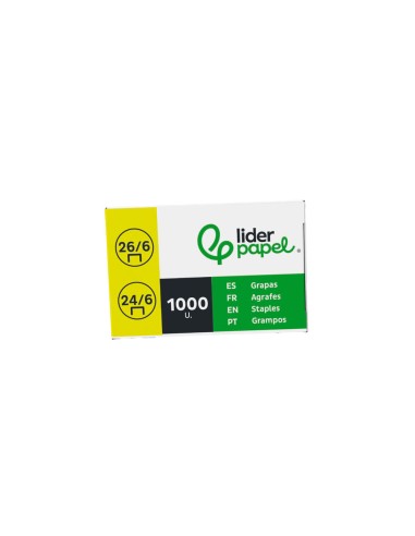 Grapadora liderpapel con regalo de extraegrapas...